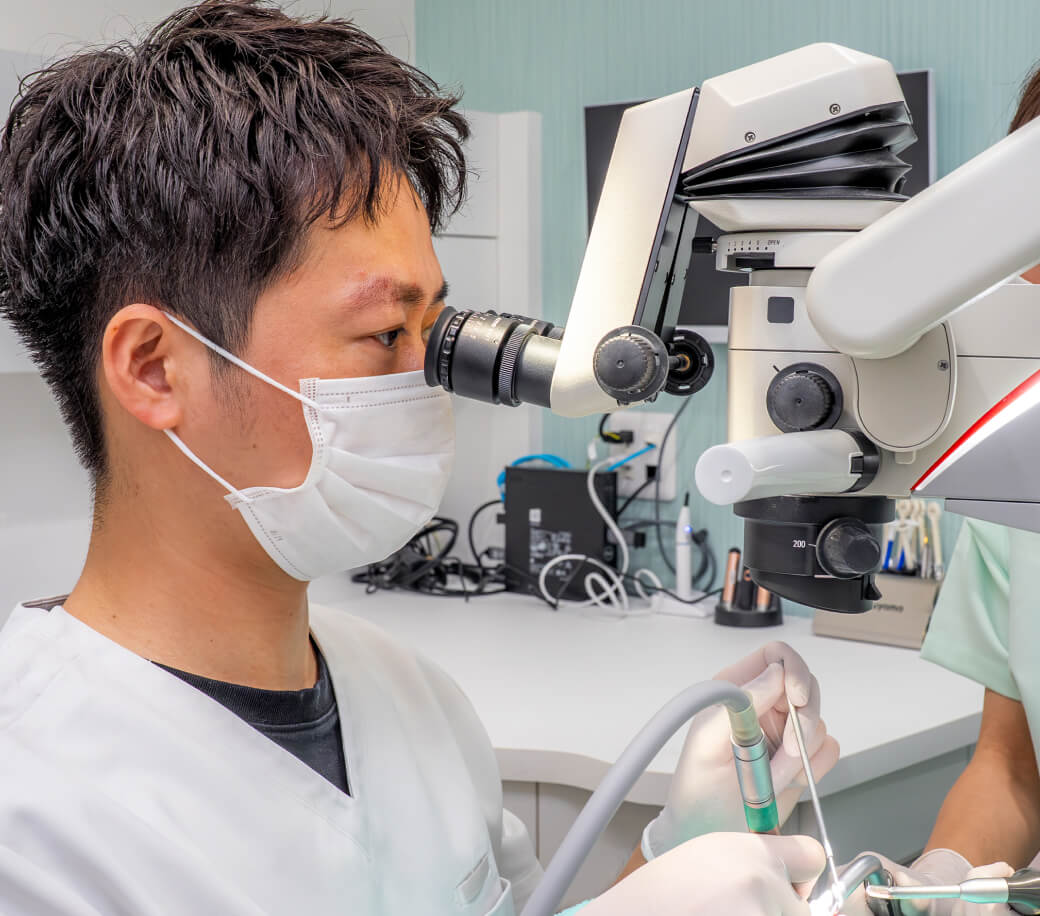 歯を残すことを追求した精密根管治療